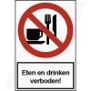 Eten en drinken verboden d0658